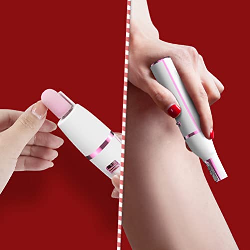 Depiladora Mujer Afeitadora eléctrica inalámbrica Recortador Rostro Multifunción 7 en 1 Cepillo Limpieza facial Masajeador Manicura Uñas
