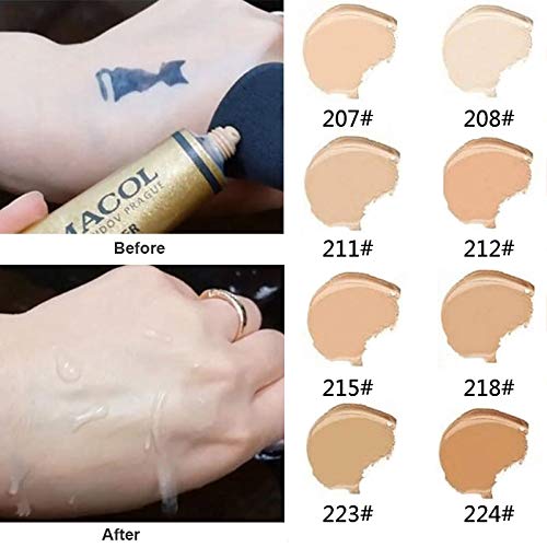 Dermacol Base de maquillaje – Base de maquillaje resistente al agua con protección solar 30.