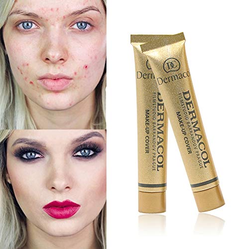 Dermacol Base de maquillaje – Base de maquillaje resistente al agua con protección solar 30.