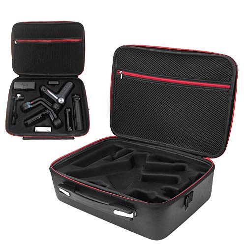 Deror Bolsa de Almacenamiento portátil, Estuche estabilizador Estuche de Transporte para estabilizador de cardán de Mano Zhiyun Weebill-S con Correa para el Hombro (33x25x12cm)