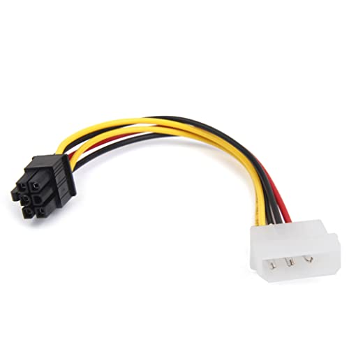 Desconocido Adaptador Cable de Alimentación de 4 Pines Macho Molex a 6 Pines PCI Express PCIE