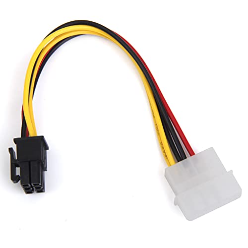 Desconocido Adaptador Cable de Alimentación de 4 Pines Macho Molex a 6 Pines PCI Express PCIE