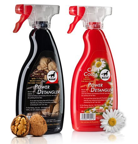 Desenredante con mayor potencia Leovet Spray UV Prtotection y volar Reppellent 500 ml - desenreda crines y colas también tiene prevención blanqueo de la capa Camomile for pale horses