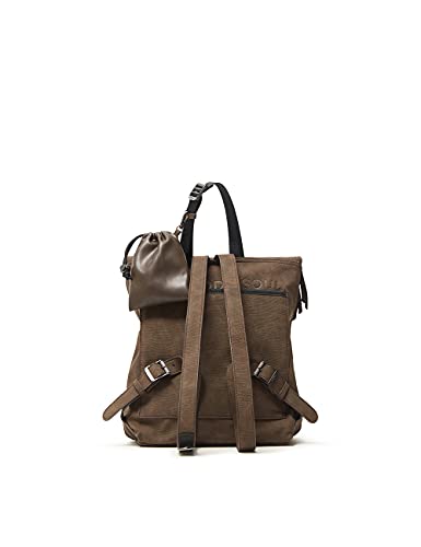 Desigual Back_Aquiles Nerano, Mochila. para Mujer, marrón, Einheitsgröße