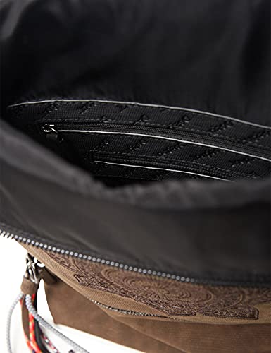 Desigual Back_Aquiles Nerano, Mochila. para Mujer, marrón, Einheitsgröße
