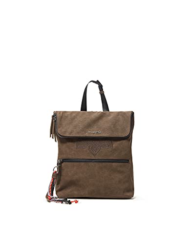 Desigual Back_Aquiles Nerano, Mochila. para Mujer, marrón, Einheitsgröße