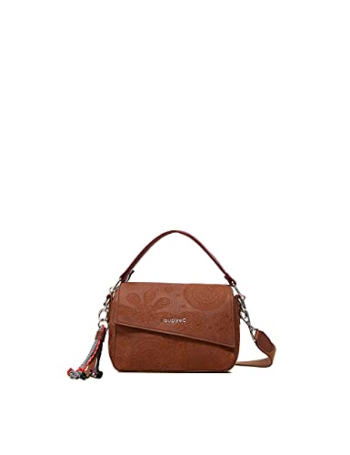 Desigual Bols_Deja VU Phuket Mini, Mano para Mujer, marrón, Einheitsgröße