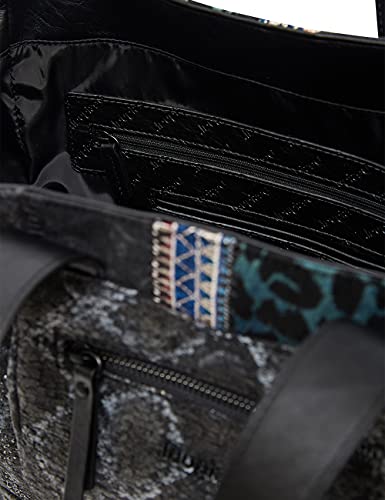 Desigual Bols_Pasadena Tunez, Compra para Mujer, Negro, Einheitsgröße