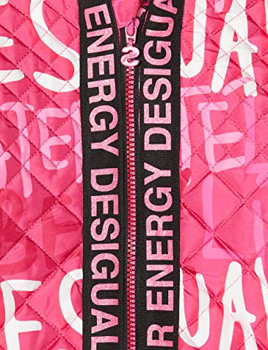 Desigual Coat Ciruela Abrigo, Rosa (Fuchsia Rose 3022), 140 para Niñas