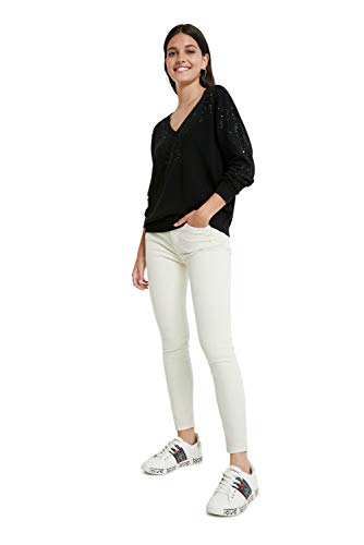 Desigual Jers_gante Sudadera, Negro, XS para Mujer