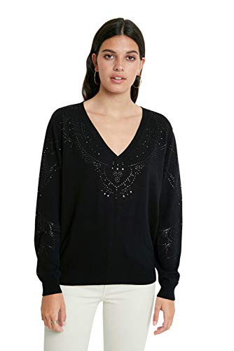 Desigual Jers_gante Sudadera, Negro, XS para Mujer