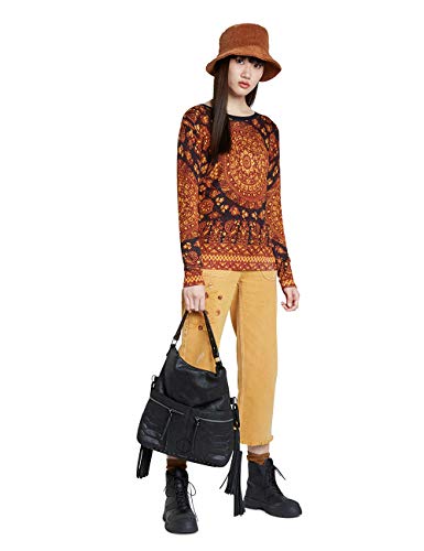 Desigual Jers_Lugano Sudadera, marrón, M para Mujer