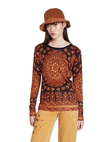 Desigual Jers_Lugano Sudadera, marrón, M para Mujer