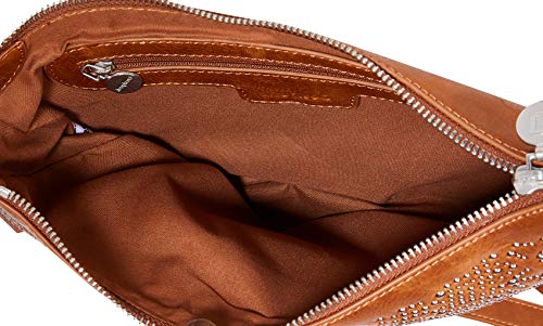 Desigual PU Across Body Bag, Mujer, Marrón, U
