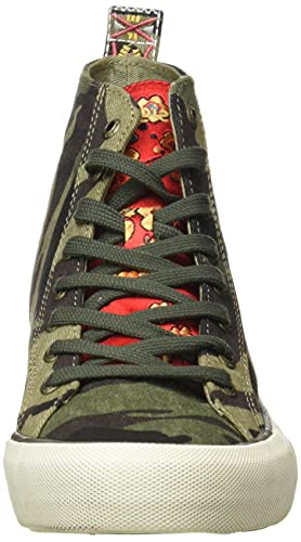 Desigual Shoes_Beta_Militar, Zapatillas Mujer, Verde, 36 EU
