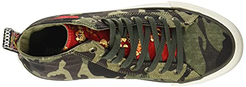 Desigual Shoes_Beta_Militar, Zapatillas Mujer, Verde, 36 EU