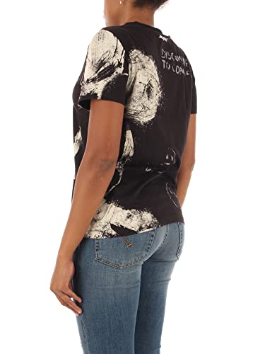 Desigual TS_Mickey, Camiseta para Mujer, Blanco, Talla L