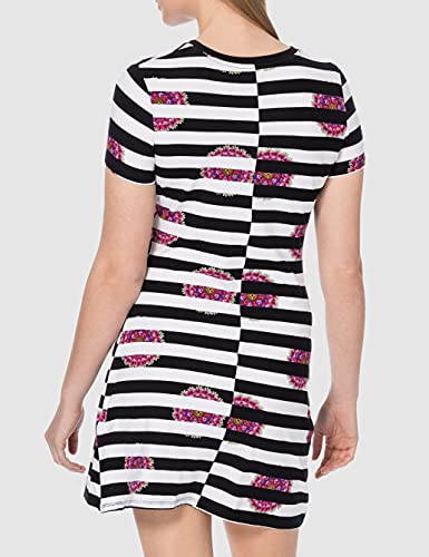 Desigual Vest_San Francisco Vestido Casual, Negro, S para Mujer