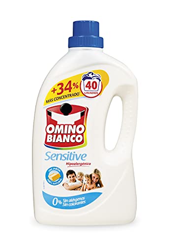 Detergente lavadora líquido Omino Bianco Sensitive 40 lavados