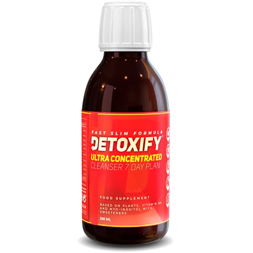 Detoxify | Único Detox que Actúa en 7 días | Fórmula UltraConcentrada con Mio-Inositol y Vitamina B6 | Increíble Sabor WildBerries | Diurético Potente Drenante