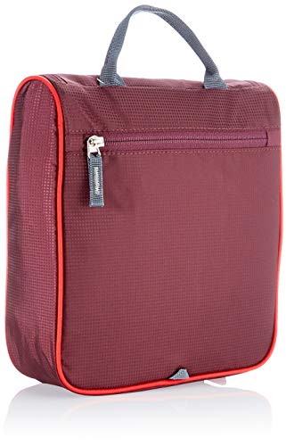 Deuter Wash Center II Bolsa de Higiene Personal, Unisex Adulto, Morado (Aubergine-Fire), 25 Centimeters