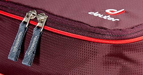 Deuter Wash Center II Bolsa de Higiene Personal, Unisex Adulto, Morado (Aubergine-Fire), 25 Centimeters
