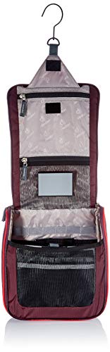 Deuter Wash Center II Bolsa de Higiene Personal, Unisex Adulto, Morado (Aubergine-Fire), 25 Centimeters
