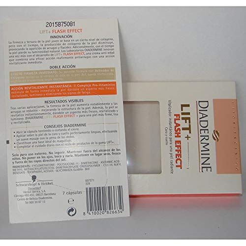 Diadermine Capsulas Lift+ Flash Effect - 7 Unidades