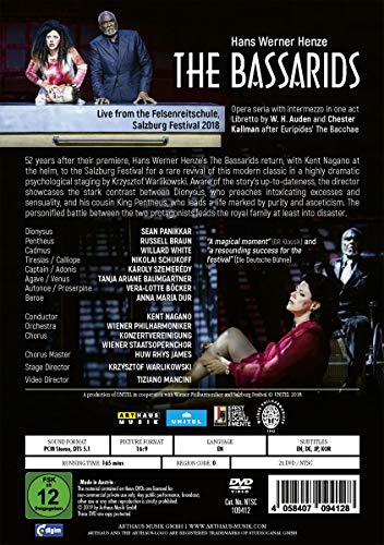 Die Bassariden / The Bassarids / Salzburger Festspiele 2018 [Reino Unido] [DVD]