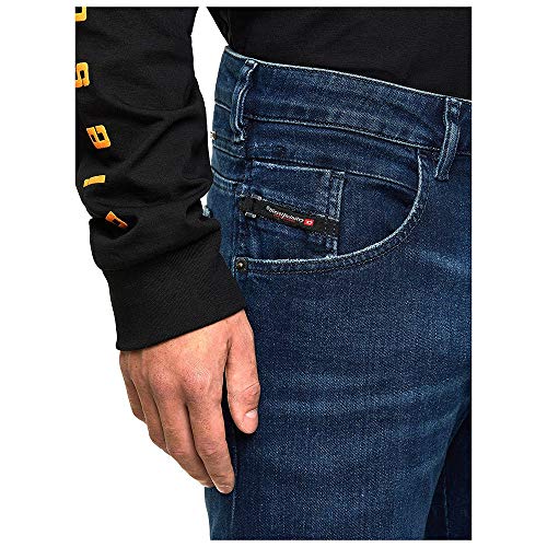 Diesel D-bazer L.32 Pantaloni Jeans, 01 Denim Azul, 29 para Hombre