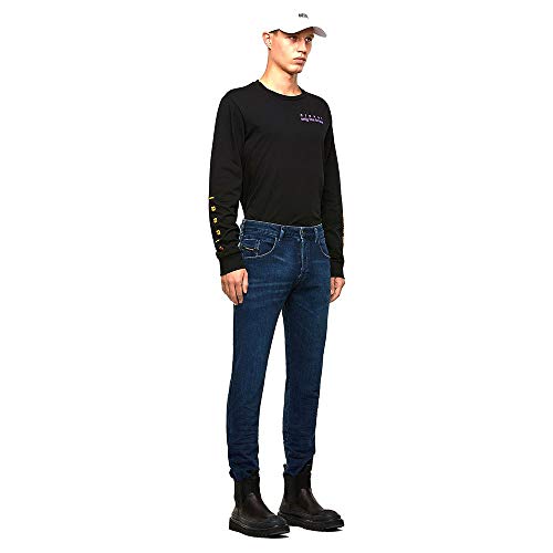 Diesel D-bazer L.32 Pantaloni Jeans, 01 Denim Azul, 29 para Hombre