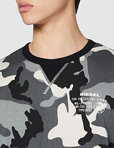 DIESEL UMLT-Willy Sudadera, E4916-0icat, L para Hombre
