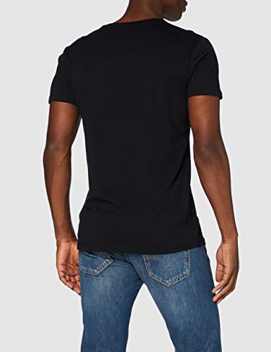 Diesel UMTEE-JAKE-VTHREEPAC, Camiseta para Hombre, Multicolor (Black/White/Grey 01/0aalw), M, Pack de 3