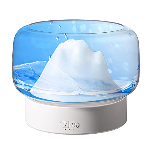 Difusor Aceites Esenciales Bebe 400ml Humidificador de Aromas |Aida| Ambientador Electrico Transparente para Ambientes Ultrasónicos - Vaporizador Esencias para meditación Aromaterapia 7 colores LED