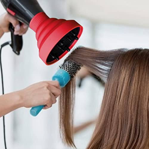 Difusor Secador Pelo Rizado Plegable Difusor Secador Cabello Universal Difusor PortáTil Difusor Silicona Viaje Difusor Ondulado Rizado Natural Herramienta PeluqueríA Accesorio SalóN Belleza