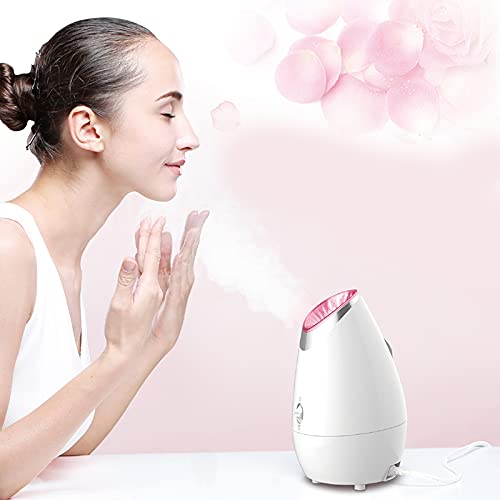 DiiDa Vaporizador facial Nano Ionic para sauna facial con niebla cálida, para el hogar, spa, humidificador, vapor, vaporizador facial