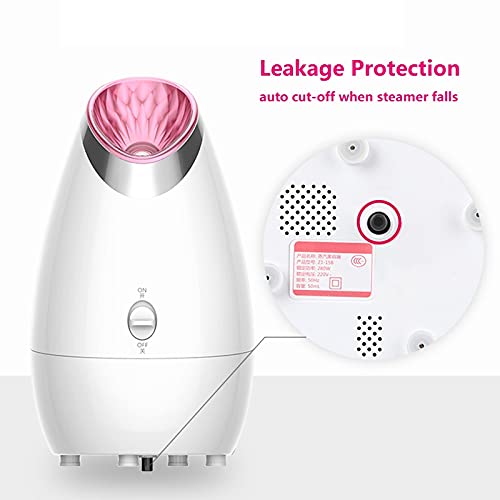 DiiDa Vaporizador facial Nano Ionic para sauna facial con niebla cálida, para el hogar, spa, humidificador, vapor, vaporizador facial