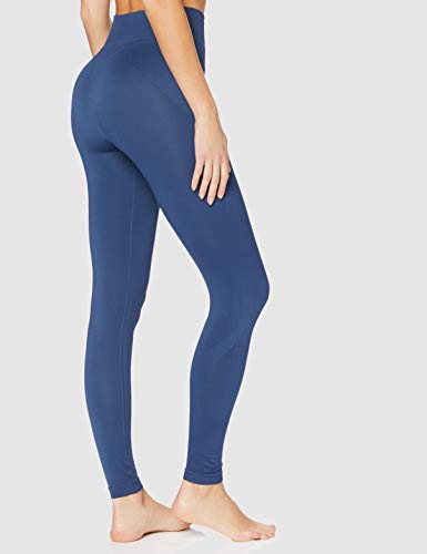 Dim Legging Sport Sans Couture Ropa Interior, Luna Azul, Small para Mujer