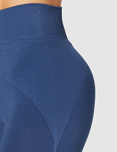 Dim Legging Sport Sans Couture Ropa Interior, Luna Azul, Small para Mujer