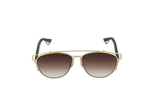 Dior DIORTECHNOLOGIC 86 RHL Gafas de Sol, Negro (Gold Black/Brown), 57 Unisex Adulto
