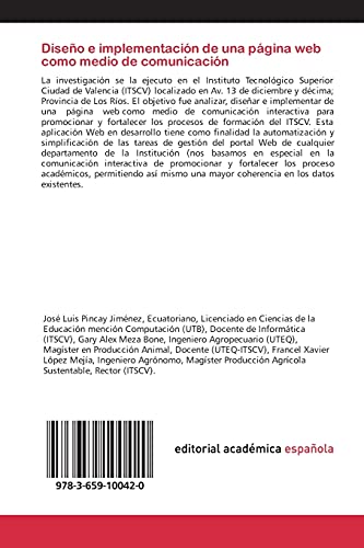 Diseño e implementación de una página web como medio de comunicación: Interactiva para promocionar y fortalecer el proceso de formación institucional