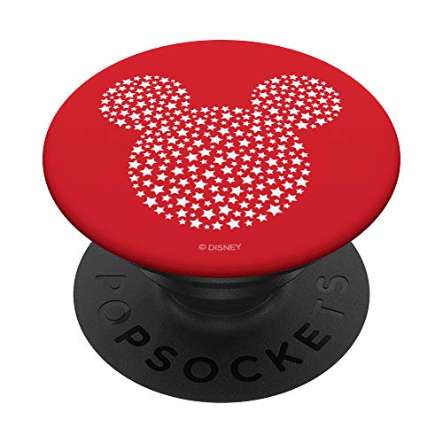Disney Mickey Mouse Stars on Red PopSockets Agarre y Soporte para Teléfonos y Tabletas