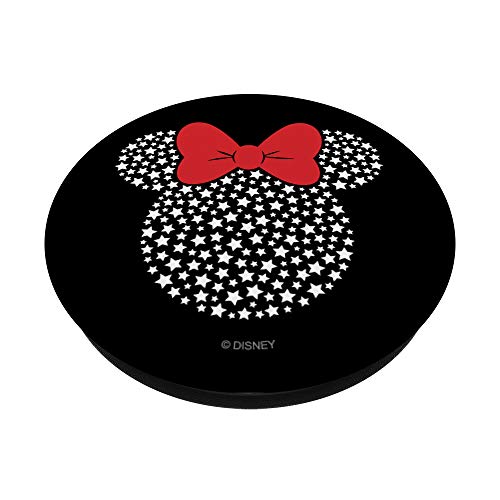 Disney Minnie Mouse White Stars 4th of July PopSockets Agarre y Soporte para Teléfonos y Tabletas