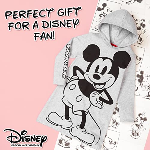 Disney Vestido Niña, Sudadera Niña de Mickey y Minnie Mouse, Ropa Niña 2-14 Años, Regalos para Niñas (13-14 Años, Gris)