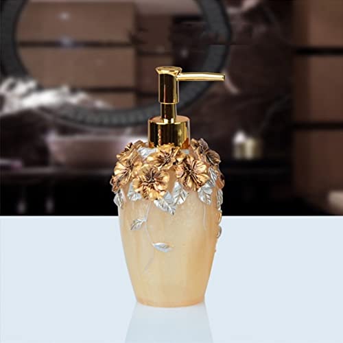 Dispensador Jabon Dosificador Jabon Botella de la bomba del dispensador del jabón de la resina de 360 ​​ml Retellable Vacío de la loción decorativa Dispensador for el jabón líquido Champú de champú Ge