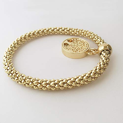 DIYthinker Cadena de joyería Alemania Colonia Famosa Catedral de Oro Pendiente Redondo de Pulsera