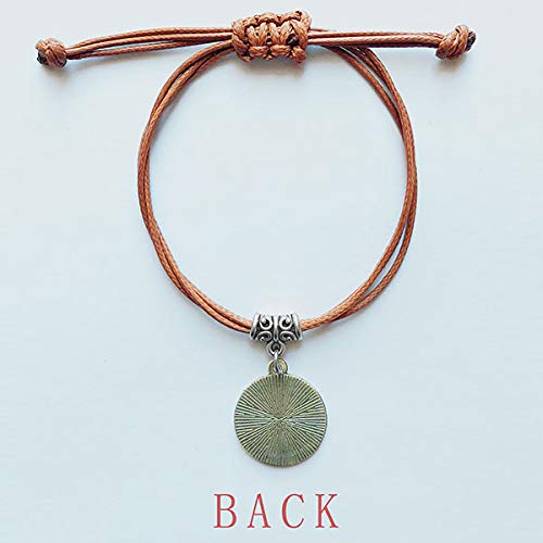 DIYthinker Eslovaquia Bandera de Pinturas Faciales Maquillaje Pac Pulsera Cuero Cuerda Doble Pulsera Parejas Conjunto