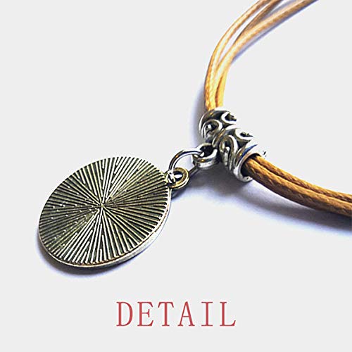 DIYthinker Eslovaquia Bandera de Pinturas Faciales Maquillaje Pac Pulsera Cuero Cuerda Doble Pulsera Parejas Conjunto