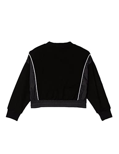 DKNY - CHAQUETA ESTILO CÁRDIGAN d35s18 EN COLOR NEGRO - CHAQUETA PARA NIÑA (10 años)