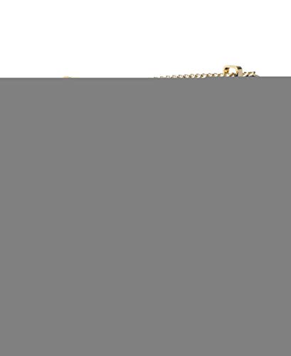 DKNY Women's Elissa Lg Shoulder Bag, Black Gold, One Size